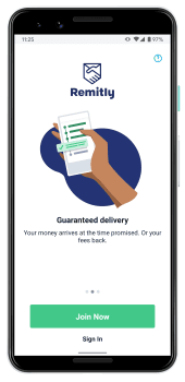 Remitly app screenshot
