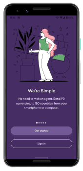 WorldRemit app screenshot